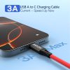 AGVEE 2 Pack 3ft Coiled Short USB to USB-C Charging Cable [USB-IF Certified] 3A Fast Charger Cord in Car for iPhone 16/15 CarPlay, Galaxy S25 S24 S23 S22 S21 S10 S9 S8, Google Pixel, Black