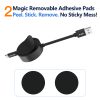 AGVEE USB C Charger Cable Mountable One Way Retractable 3A Fast Charging Cord, Pocket-Sized
