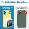 AGVEE 3+3 6 Pack for iPhone 15 Pro 6.1" / 15 Pro Max 6.7" Camera Lens Cover Protector, Bling Diamond & Bling Glitter Metal Ring 9H Tempered HD Glass Camera Cover Protector Film, Bling-Black