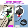 AGVEE 2 Pack 90 Degree Angled Braided USB C Charger Cable Charing Cord for Garmin Watch