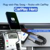 AGVEE 2 Pack 3ft Coiled Short USB-C to Lightning Charging Cable [MFI Certified] 30W PD Fast Charger Cord in Car for iPhone 14/13/12/11/XS/8/7/6/5 CarPlay, iPad, iPod, Black