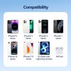 AGVEE 2 Pack 3ft Coiled Short USB-C to Lightning Charging Cable [MFI Certified] 30W PD Fast Charger Cord in Car for iPhone 14/13/12/11/XS/8/7/6/5 CarPlay, iPad, iPod, Black